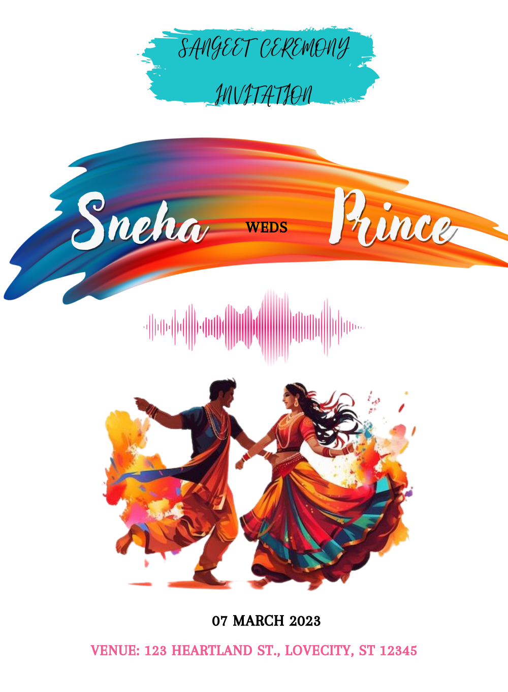 White Dances Sangeet Invitation-AASAN006