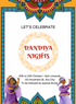 White Design Dandiya Invitations-AADDI015