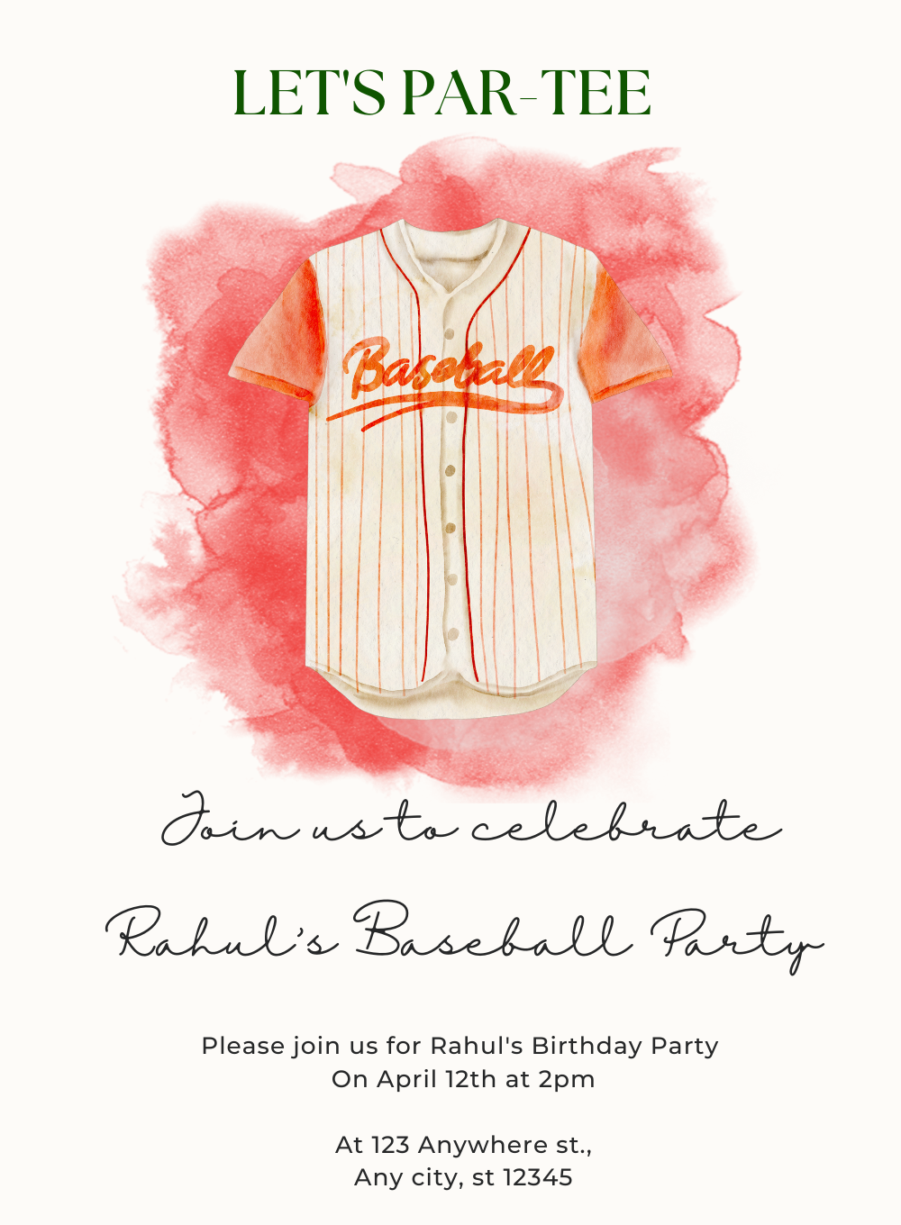 White Jersey baseball Invitation-AABAS012