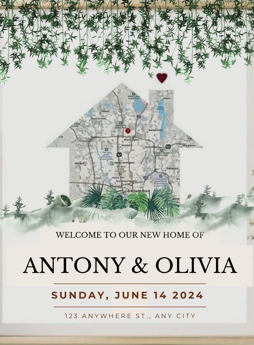White Leaf Housewarming Invitation-AAHMI0014