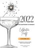 Golden Balloons New Year Party Invitation-AANYI009