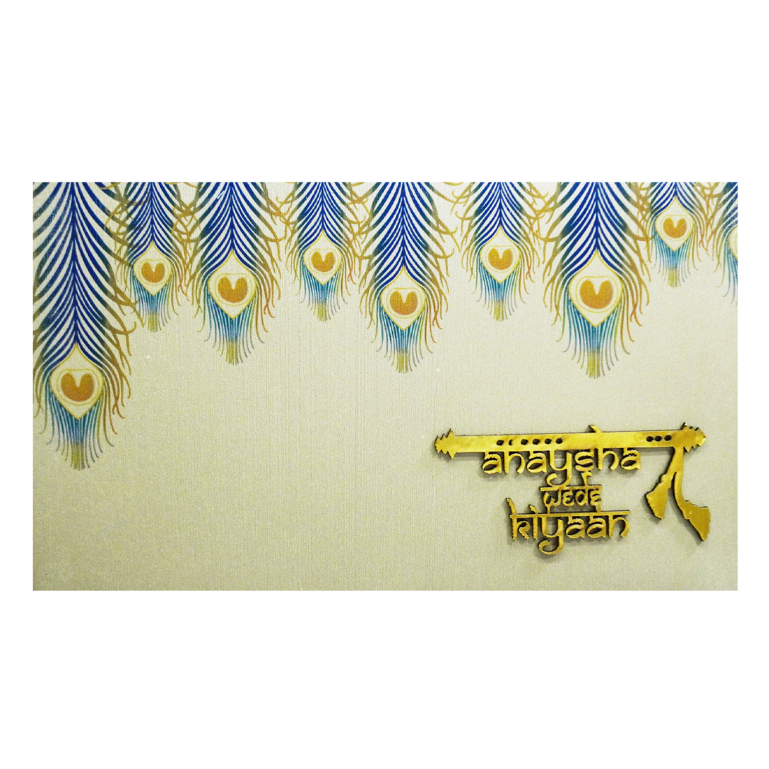 Light Brown Luxury Wedding Box-KRC30730