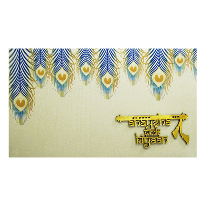 Light Brown Luxury Wedding Box-King of Cards