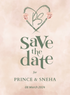 Pink Heart Save The Date-AASAV007