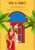 Yellow Topor Design Bengali Wedding Invitation-King of Cards