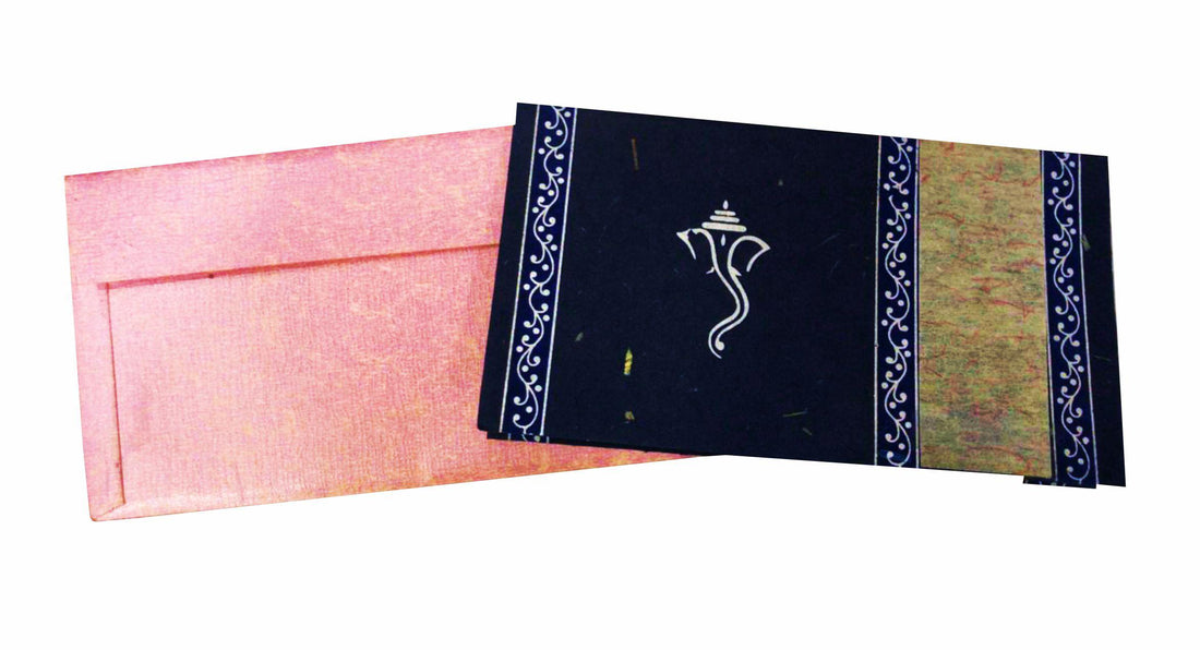 Black Invitation Card-King of Cards