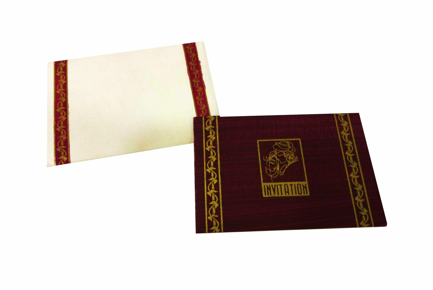 Black Ganesha Invitation Card