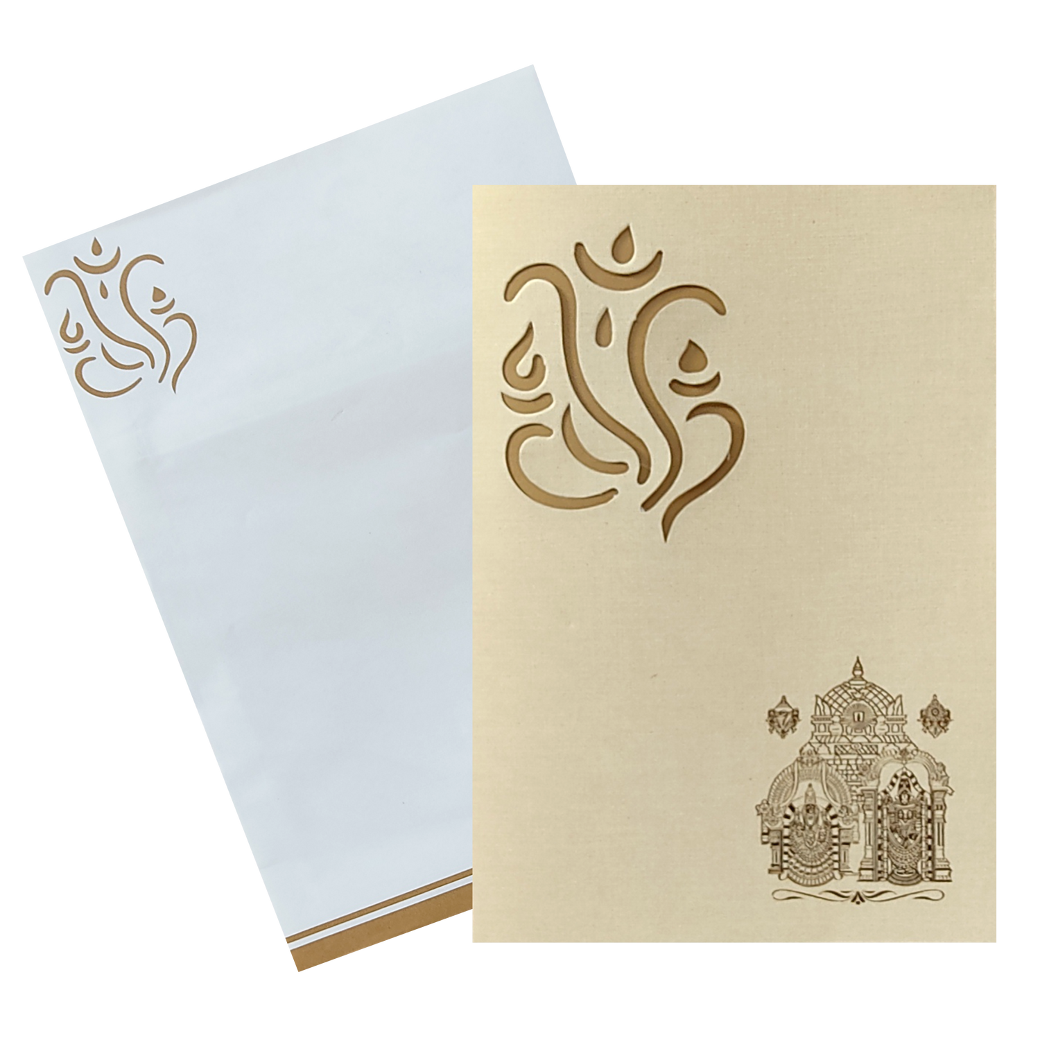 Elegant Blue Shading With Fine Finish Wedding Card-KPPM651C