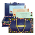 Navy Blue Floral Wedding Box-KRC30010