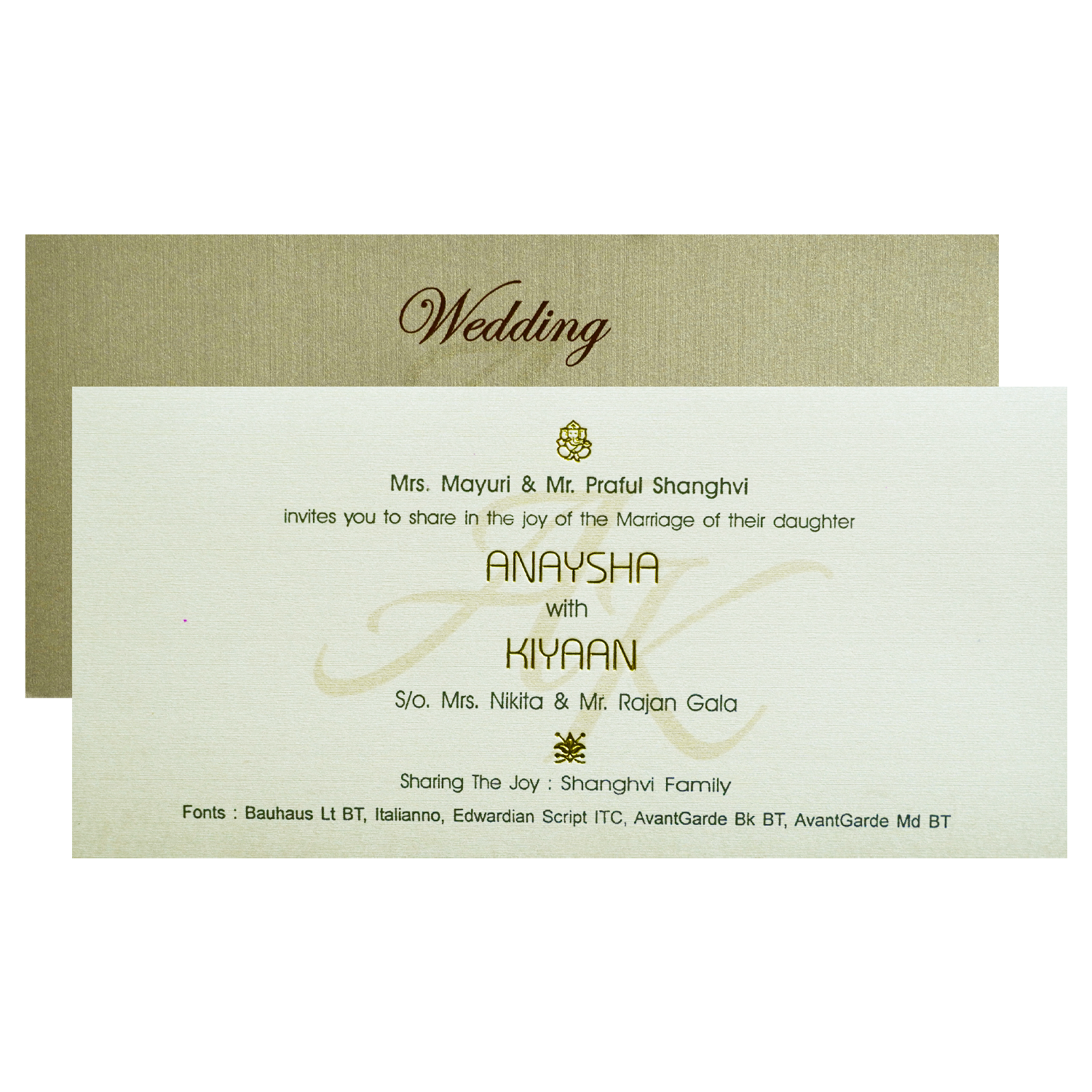 Metallic Grey Luxury Wedding Box-KRC30720