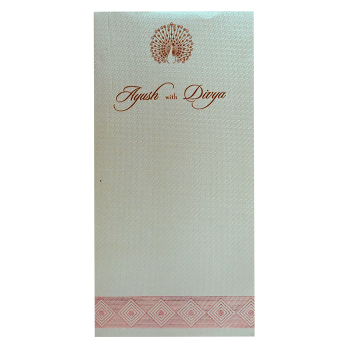 Olive Green Single Sheet Invitation Card-King of Cards