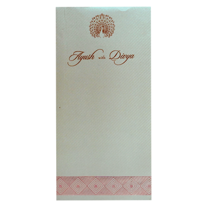 Olive Green Single Sheet Invitation Card-King of Cards