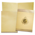 Gold Jumbo Metallic Invitation With Gold Foiling-KNK50124