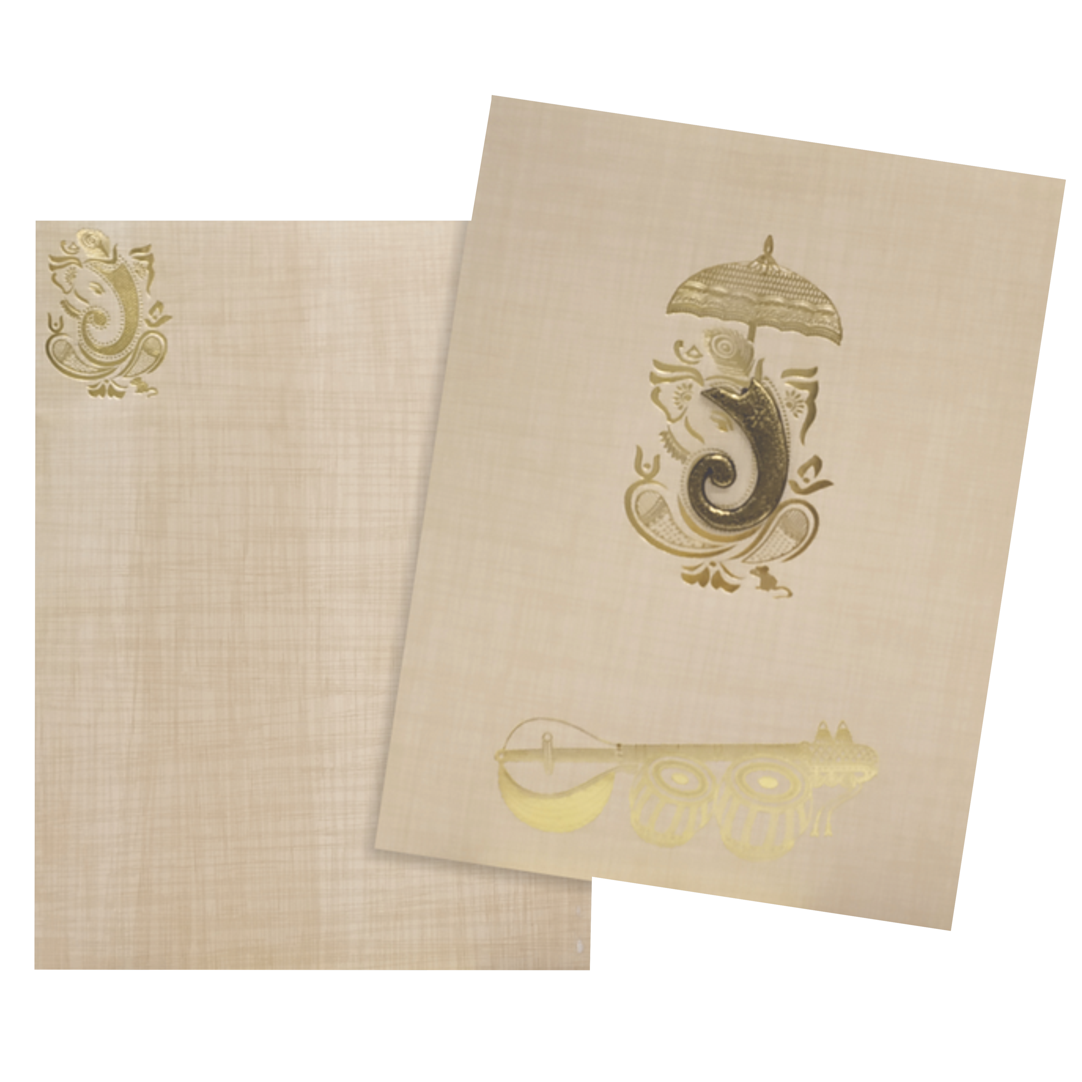 Sandal Metallic Jumbo Invitation-KNK5025S