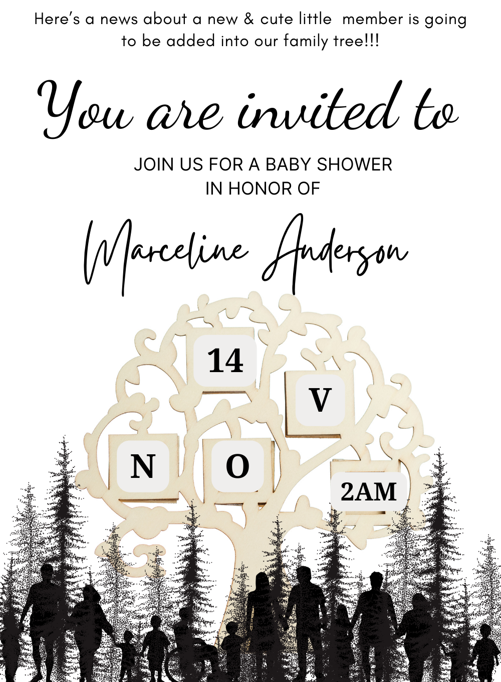 White Love Baby Shower-King of Cards