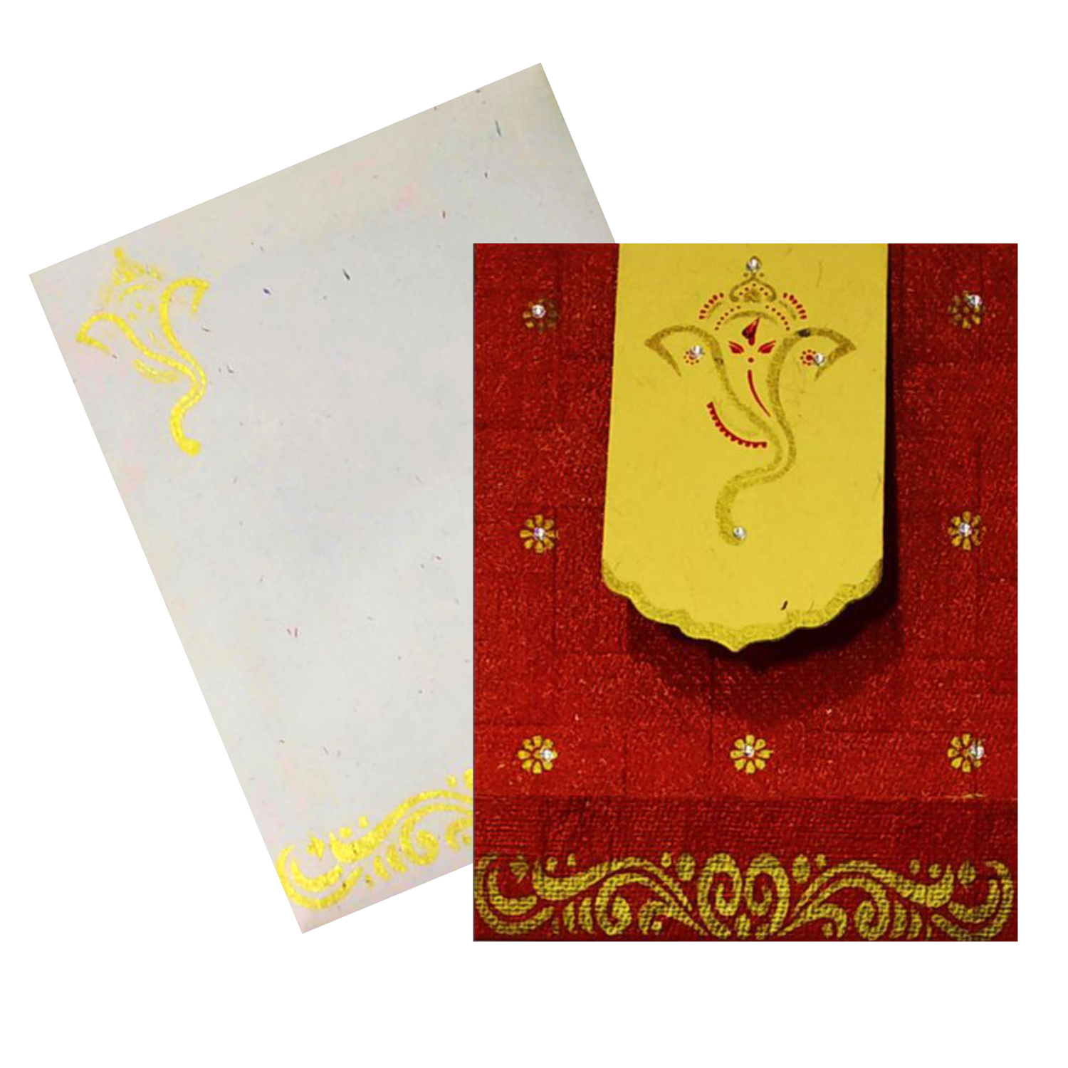 Red Personal Invitation Card-KNK2628