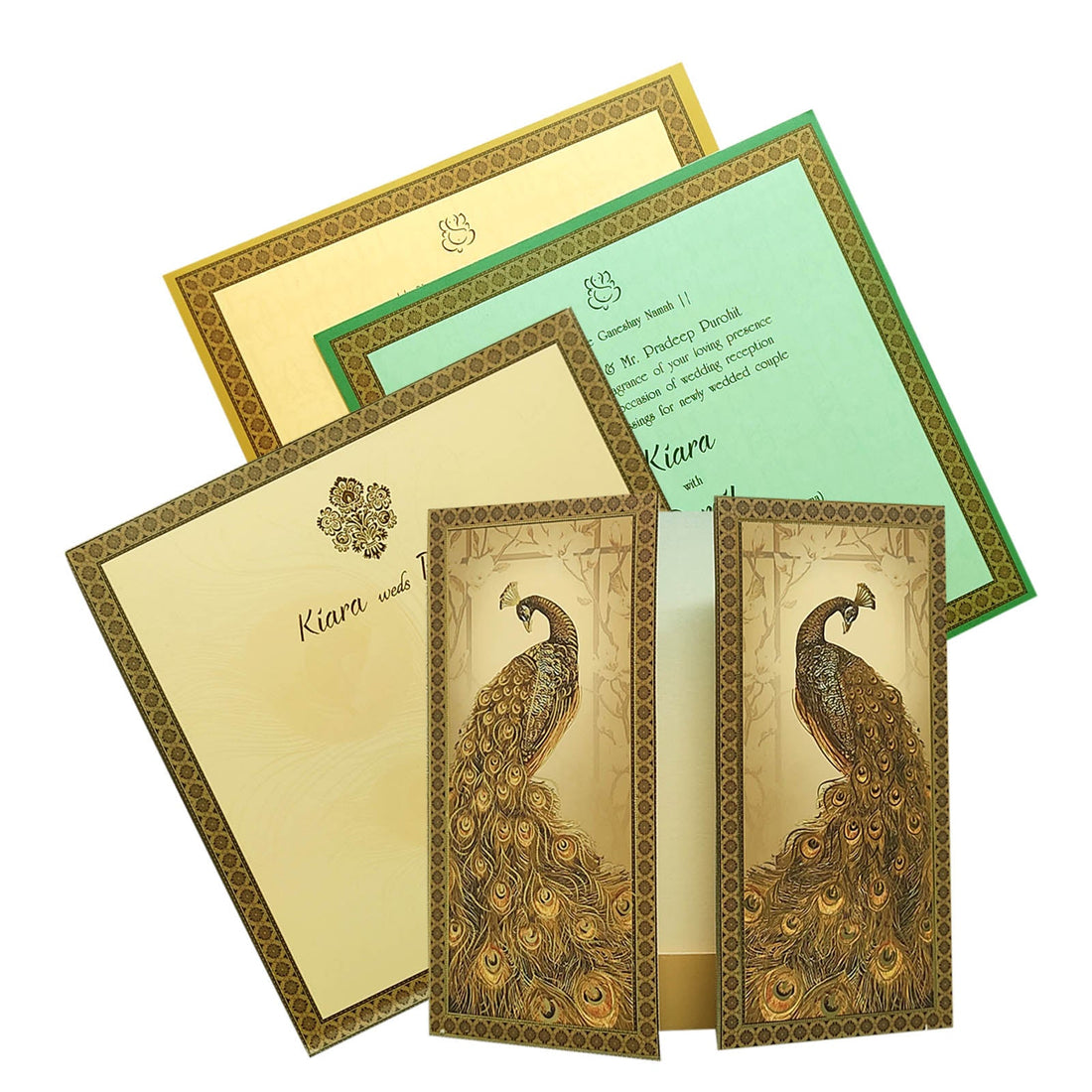 Celebrate in style with customized Brown Door Opening Invitation Card Order now! ?WhatsApp Support ?Express Delivery.