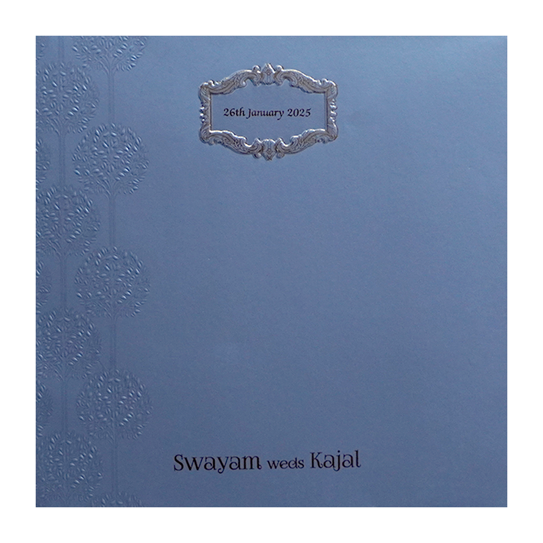 Blue Wedding Card-KPR09120