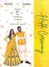Yellow Bliss Haldi Cremony Invitation-AAHCI021
