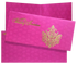 Romantic Pink Shading With Blossom Design Wedding Card - KNKZ0340