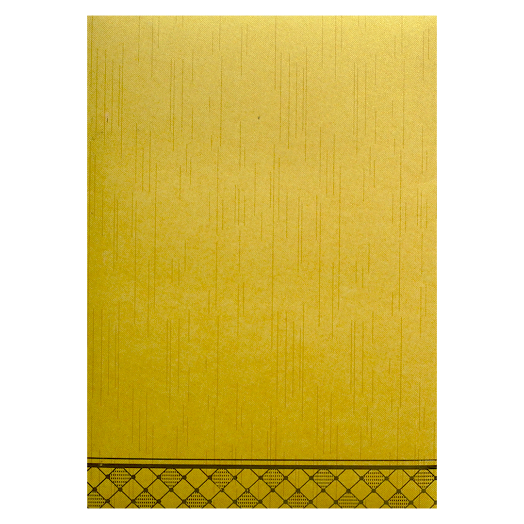 Gold Shiny Door Style Wedding Card-KNKR040G