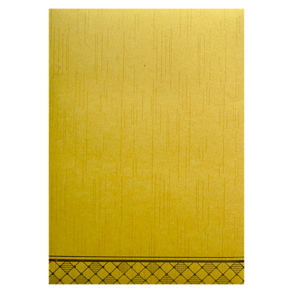 Gold Shiny Door Style Wedding Card-KNKR040G