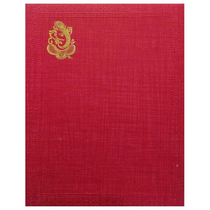 Red Metallic Balaji Padmavathi Invitation Card-King of Cards