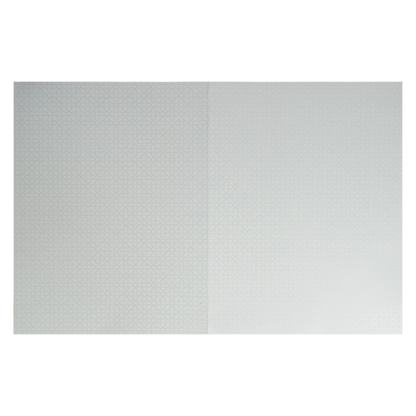 Buy White Blue Floral Embossed Wedding Card