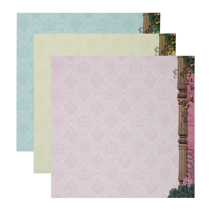 Cream Arch Padded Marriage card-King of Cards