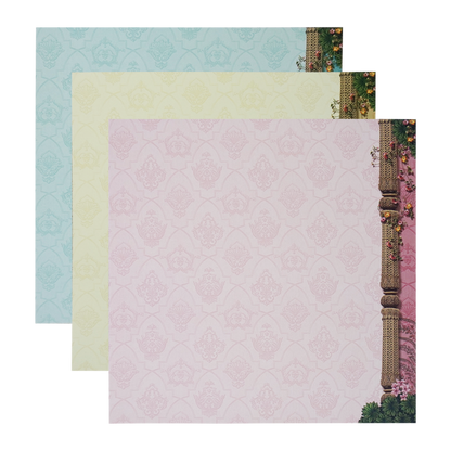 Cream Arch Padded Marriage card-King of Cards