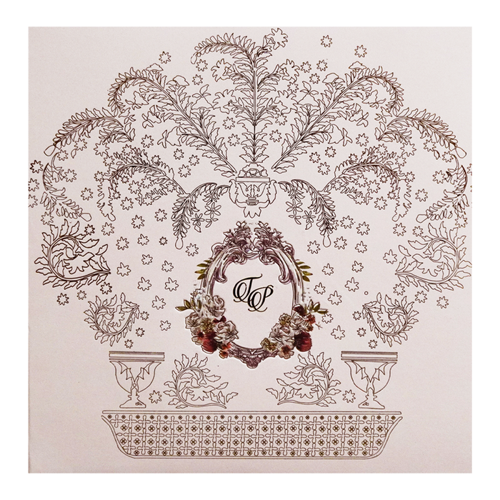 Pale Pink Wedding Invitation-King of Cards