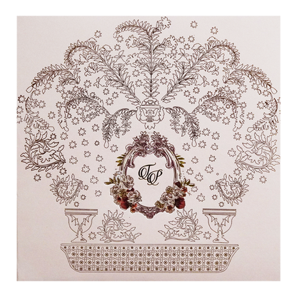 Pale Pink Wedding Invitation-King of Cards