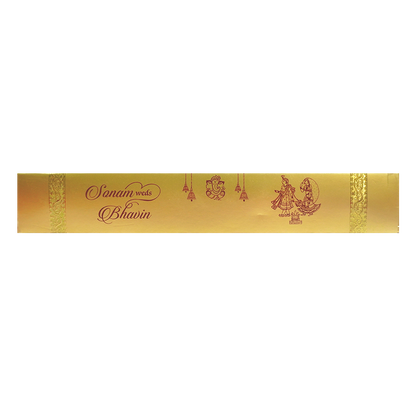 Blue  Scroll Wedding Invitation.-KJTS0028