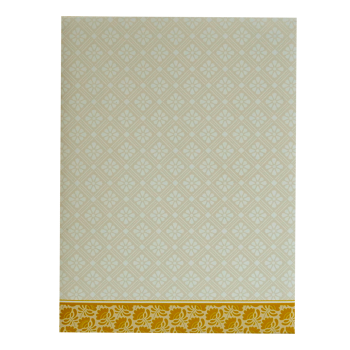 White Ganesha Nameplate Wedding Invitation-King of Cards