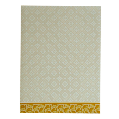 White Ganesha Nameplate Wedding Invitation-King of Cards