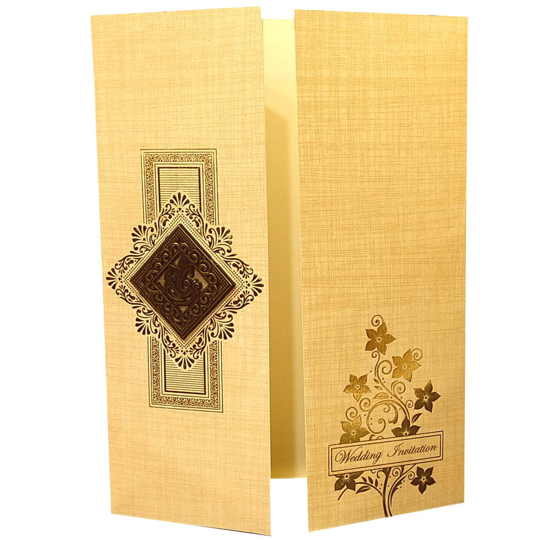 Sandal Ganesha Wedding Invitation Card-King of Cards