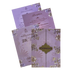 Light Purple Padded Wedding Card-KVN06840