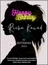 Neon Girl Birthday cards for her-King of Cards
