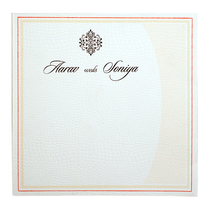 Light Pink Ganesha Box Wedding Card-King of Cards