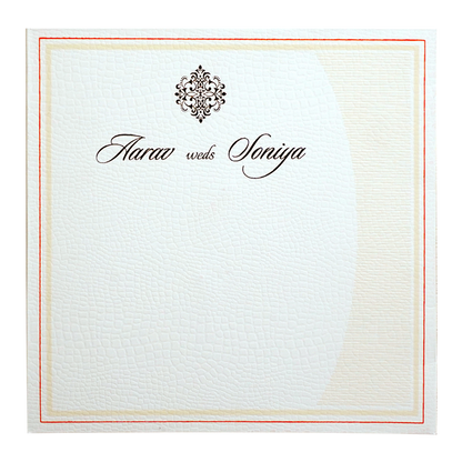 Light Pink Ganesha Box Wedding Card-King of Cards