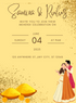 Yellow Bright Haldi Ceremony Invitation-AAHCI006