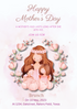 Pink Floral Mothers Day Invitation-AAMOT001