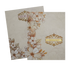 Cream Floral Wedding Card-King of Cards