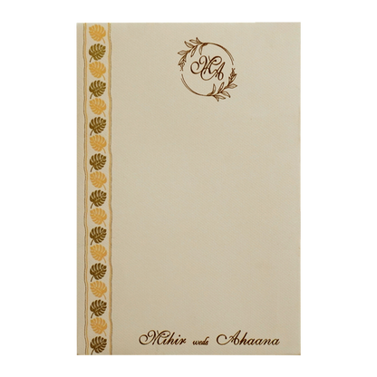 Creamy Pink Single Card Invitation-King of Cards