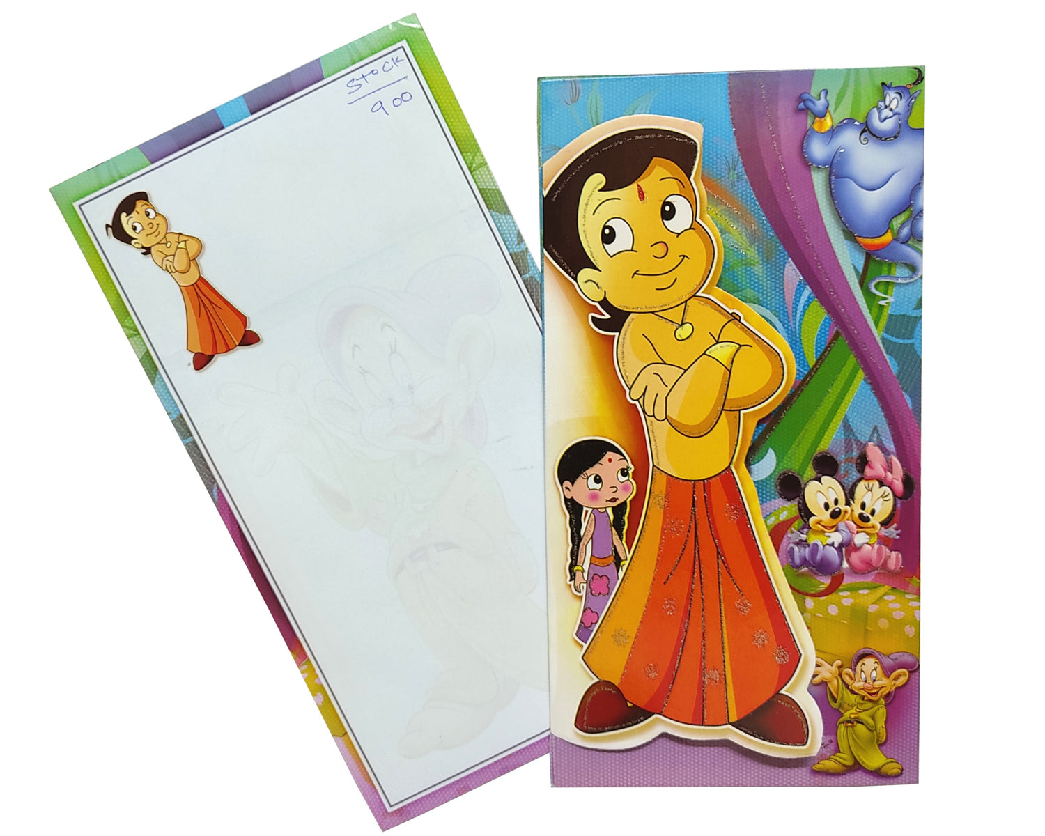 Chota Bheem Invitation Card-King of Cards