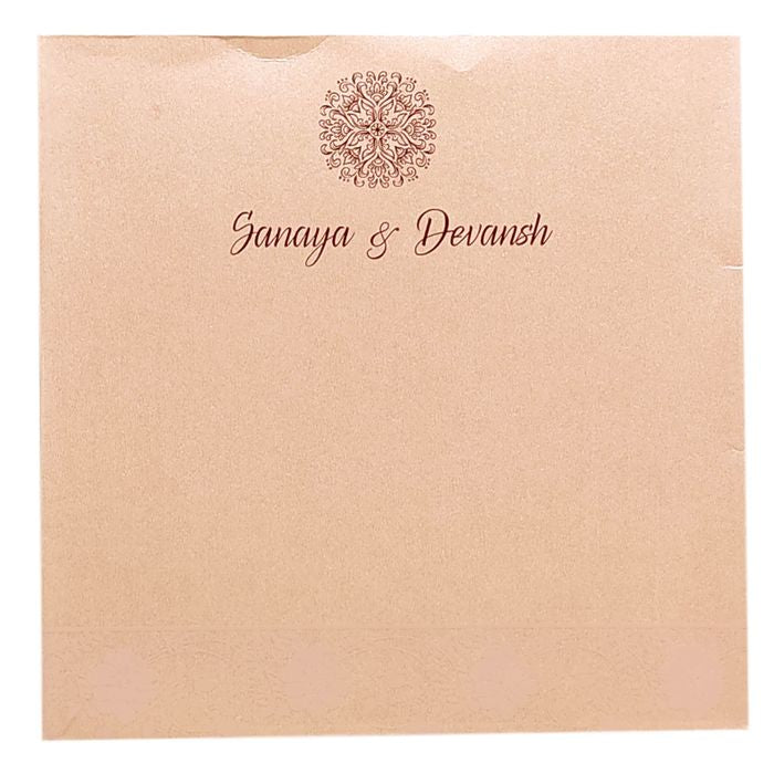 Pink Floral Invitation Card-King of Cards