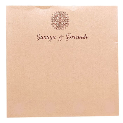 Pink Floral Invitation Card-King of Cards