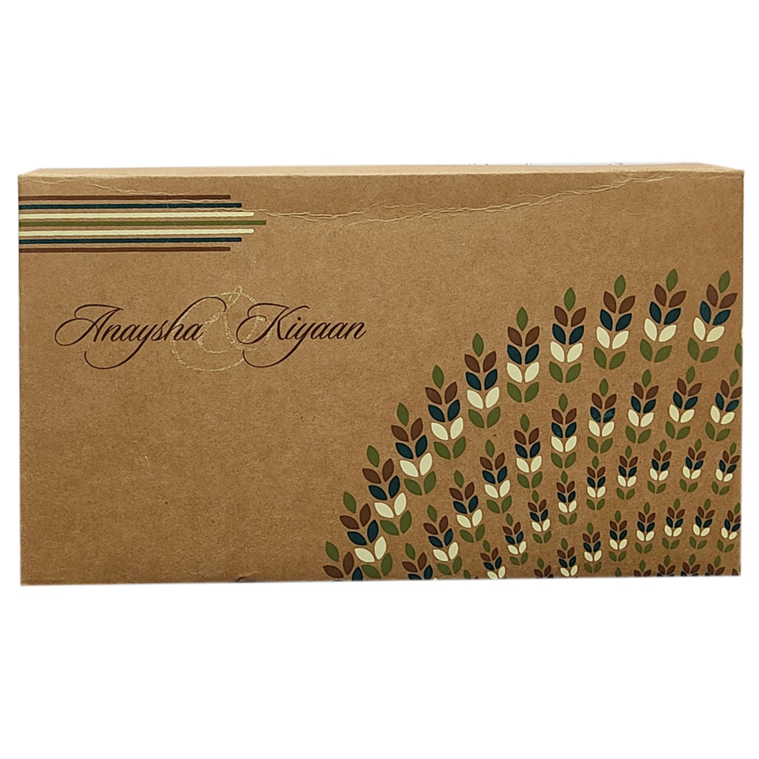 Brown Sweet Box Invitation Card-KRC29110