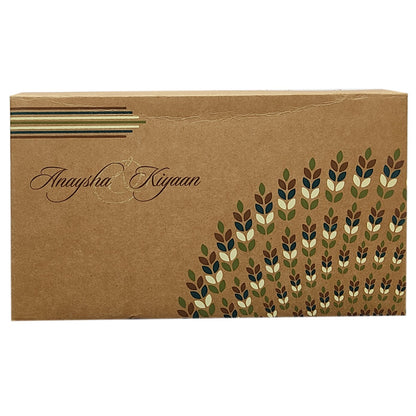 Brown Sweet Box Invitation Card-KRC29110