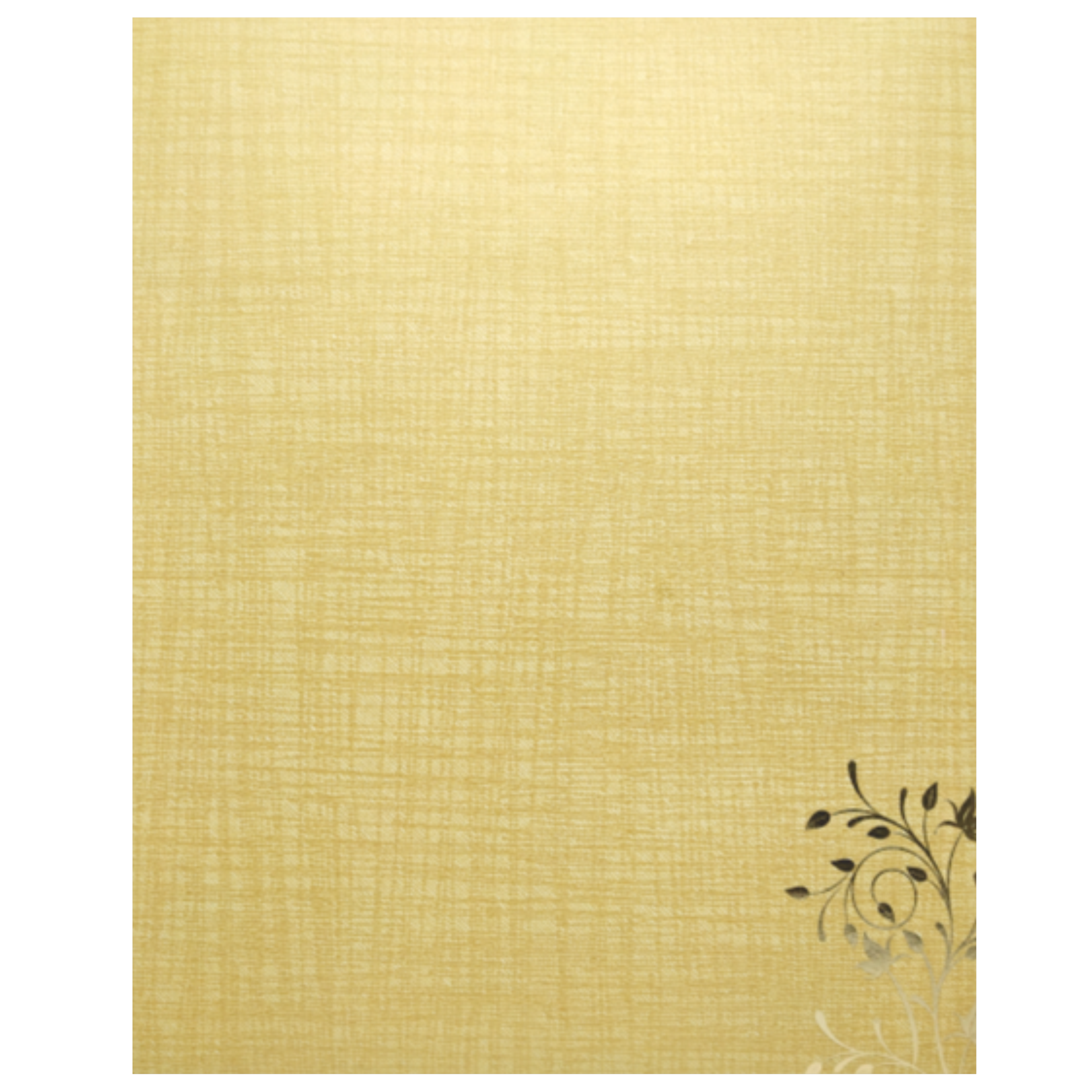 Brown Gold Jumbo Metallic Floral Print In Gold Foiling-KNK50260-King of Cards